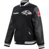 Pro Standard Big Boys NFL Retro Classics Varsity Jacket(Black)