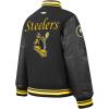Pro Standard Big Boys NFL Retro Classics Varsity Jacket(Black/Yellow)