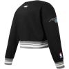Pro Standard Big Girls NBA Retro Classics Fleece Crewneck Sweatshirt(Black/Gray)