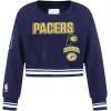 Pro Standard Big Girls NBA Retro Classics Fleece Crewneck Sweatshirt(Midnight Navy)