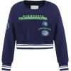 Pro Standard Big Girls NBA Retro Classics Fleece Crewneck Sweatshirt(Midnight Navy)