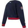 Pro Standard Big Girls NBA Retro Classics Fleece Crewneck Sweatshirt(Midnight Navy/Red/Midnight Navy)