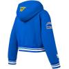 Pro Standard Big Girls NBA Retro Classics Fleece Crewneck Sweatshirt(Royal Blue)