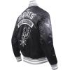 Pro Standard Mens NBA Best Of Satin Jacket(Black/Gray)