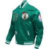 Pro Standard Mens NBA Best Of Satin Jacket(Kelly Green)