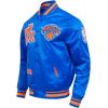 Pro Standard Mens NBA Best Of Satin Jacket(Royal/Orange/Royal)