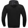 Pro Standard Mens NBA Chicago Bulls Classic Triple Black Full Zip Hoodie Black 2Xl