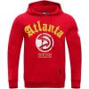 Pro Standard Mens NBA Old English Pull Over Hoodie(Red)