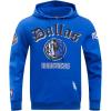 Pro Standard Mens NBA Old English Pull Over Hoodie(Royal Blue)
