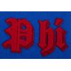 Pro Standard Mens NBA Old English Varsity Jacket(Royal Blue/Red)
