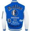 Pro Standard Mens NBA Old English Varsity Jacket(Royal Blue/White)
