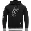 Pro Standard Mens NBA Retro Classics Pull Over Hoodie(Black/Gray)