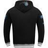 Pro Standard Mens NBA Retro Classics Pull Over Hoodie(Black/Gray)