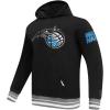 Pro Standard Mens NBA Retro Classics Pull Over Hoodie(Black/Gray)