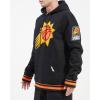 Pro Standard Mens NBA Retro Classics Pull Over Hoodie(Black/Orange)