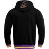 Pro Standard Mens NBA Retro Classics Pull Over Hoodie(Black/Purple/Yellow)