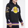Pro Standard Mens NBA Retro Classics Pull Over Hoodie(Black/Purple/Yellow)