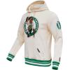 Pro Standard Mens NBA Retro Classics Pull Over Hoodie(Eggshell/ Kelly Green)