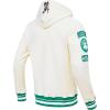 Pro Standard Mens NBA Retro Classics Pull Over Hoodie(Eggshell/ Kelly Green)