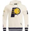 Pro Standard Mens NBA Retro Classics Pull Over Hoodie(Eggshell/ Midnight Navy)