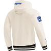 Pro Standard Mens NBA Retro Classics Pull Over Hoodie(Eggshell/ Midnight Navy)