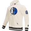 Pro Standard Mens NBA Retro Classics Pull Over Hoodie(Eggshell/ Midnight Navy)