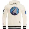 Pro Standard Mens NBA Retro Classics Pull Over Hoodie(Eggshell/ Midnight Navy)