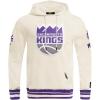 Pro Standard Mens NBA Retro Classics Pull Over Hoodie(Eggshell/ Purple)