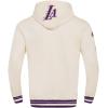 Pro Standard Mens NBA Retro Classics Pull Over Hoodie(Eggshell/ Purple)