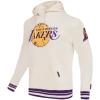 Pro Standard Mens NBA Retro Classics Pull Over Hoodie(Eggshell/ Purple)