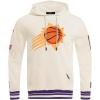 Pro Standard Mens NBA Retro Classics Pull Over Hoodie(Eggshell/ Purple)