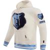 Pro Standard Mens NBA Retro Classics Pull Over Hoodie(Eggshell/ University Blue)