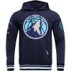 Pro Standard Mens NBA Retro Classics Pull Over Hoodie(Midnight Navy)