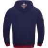 Pro Standard Mens NBA Retro Classics Pull Over Hoodie(Midnight Navy/Red/Midnight Navy)