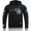 Pro Standard Mens NBA Retro Classics Pull Over Hoodie(Midnight Navy/Red/Midnight Navy)