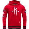 Pro Standard Mens NBA Retro Classics Pull Over Hoodie(Red/Black)