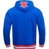 Pro Standard Mens NBA Retro Classics Pull Over Hoodie(Royal Blue/Red)