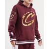 Pro Standard Mens NBA Retro Classics Pull Over Hoodie(Wine)