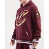 Pro Standard Mens NBA Retro Classics Pull Over Hoodie(Wine)