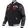 Pro Standard Mens NBA Retro Classics Varsity Jacket(Black)