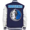 Pro Standard Mens NBA Retro Classics Varsity Jacket(Midnight Navy/White)