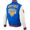 Pro Standard Mens NBA Retro Classics Varsity Jacket(Royal Blue/Orange)