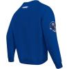 Pro Standard Mens NFL Old English Brushed Back French Terry Crewneck Sweatshirt(Dodger Blue)