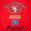 Pro Standard Mens NFL Old English Brushed Back French Terry Crewneck Sweatshirt(Red)