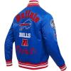 Pro Standard Mens NFL Old English Satin Jacket(Blue)