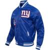 Pro Standard Mens NFL Old English Satin Jacket(Dodger Blue)