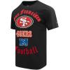 Pro Standard Mens NFL Old English Short Sleeve Tee(Black)