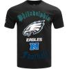 Pro Standard Mens NFL Old English Short Sleeve Tee(Black)
