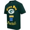 Pro Standard Mens NFL Old English Short Sleeve Tee(Forest Green)