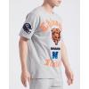 Pro Standard Mens NFL Old English Short Sleeve Tee(Heather Grey)